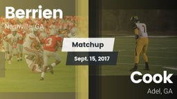 Matchup: Berrien vs. Cook  2017