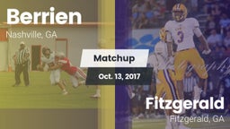 Matchup: Berrien vs. Fitzgerald  2017