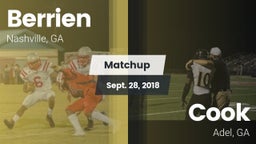 Matchup: Berrien vs. Cook  2018