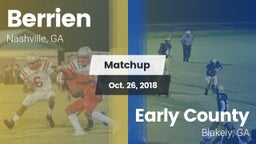 Matchup: Berrien vs. Early County  2018