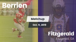 Matchup: Berrien vs. Fitzgerald  2019