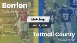 Matchup: Berrien vs. Tattnall County  2020