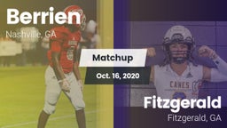 Matchup: Berrien vs. Fitzgerald  2020