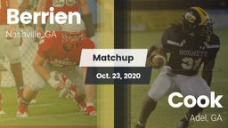 Matchup: Berrien vs. Cook  2020