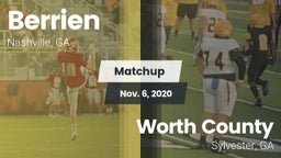 Matchup: Berrien vs. Worth County  2020