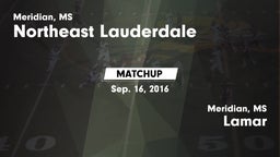 Matchup: Northeast Lauderdale vs. Lamar  2016
