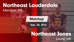 Matchup: Northeast Lauderdale vs. Northeast Jones  2016
