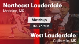 Matchup: Northeast Lauderdale vs. West Lauderdale  2016