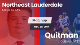 Matchup: Northeast Lauderdale vs. Quitman  2017