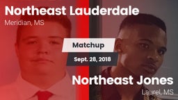 Matchup: Northeast Lauderdale vs. Northeast Jones  2018