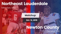 Matchup: Northeast Lauderdale vs. Newton County  2018