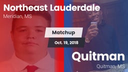 Matchup: Northeast Lauderdale vs. Quitman  2018