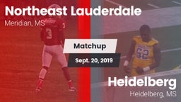 Matchup: Northeast Lauderdale vs. Heidelberg  2019