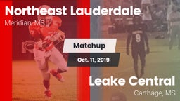 Matchup: Northeast Lauderdale vs. Leake Central  2019