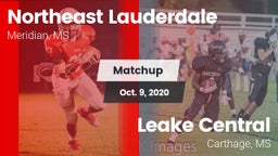 Matchup: Northeast Lauderdale vs. Leake Central  2020
