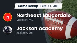 Recap: Northeast Lauderdale  vs. Jackson Academy  2020