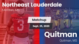Matchup: Northeast Lauderdale vs. Quitman  2020