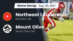 Recap: Northeast Lauderdale  vs. Mount Olive  2021