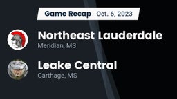 Recap: Northeast Lauderdale  vs. Leake Central  2023