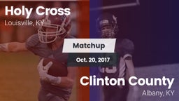 Matchup: Holy Cross vs. Clinton County  2017