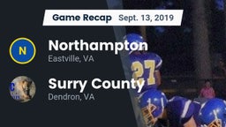 Recap: Northampton  vs. Surry County  2019