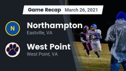 Recap: Northampton  vs. West Point  2021