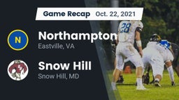 Recap: Northampton  vs. Snow Hill  2021