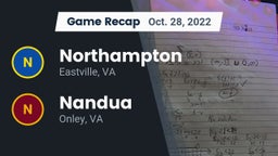 Recap: Northampton  vs. Nandua  2022