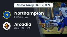 Recap: Northampton  vs. Arcadia   2022