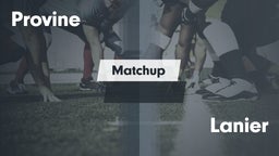 Matchup: Provine vs. Lanier  2016