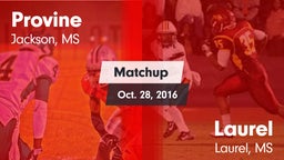 Matchup: Provine vs. Laurel  2016