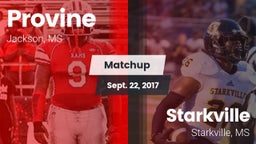 Matchup: Provine vs. Starkville  2017