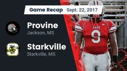 Recap: Provine  vs. Starkville  2017