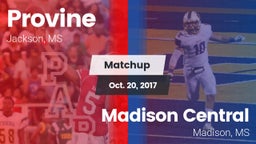 Matchup: Provine vs. Madison Central  2017