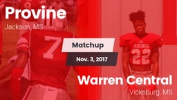 Matchup: Provine vs. Warren Central  2017