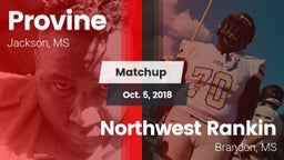 Matchup: Provine vs. Northwest Rankin  2018