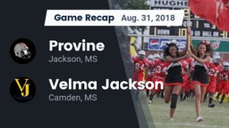 Recap: Provine  vs. Velma Jackson  2018