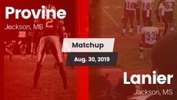 Matchup: Provine vs. Lanier  2019
