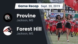 Recap: Provine  vs. Forest Hill  2019