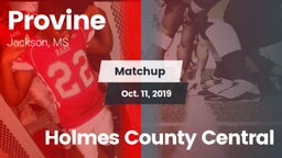 Matchup: Provine vs. Holmes County Central 2019