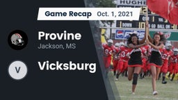 Recap: Provine  vs. Vicksburg  2021