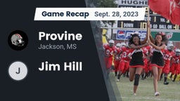 Recap: Provine  vs. Jim Hill  2023