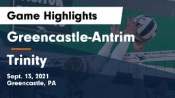 Greencastle-Antrim  vs Trinity  Game Highlights - Sept. 13, 2021