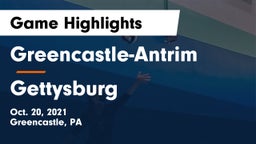 Greencastle-Antrim  vs Gettysburg  Game Highlights - Oct. 20, 2021