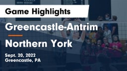 Greencastle-Antrim  vs Northern York  Game Highlights - Sept. 20, 2022