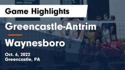Greencastle-Antrim  vs Waynesboro Game Highlights - Oct. 6, 2022
