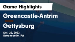 Greencastle-Antrim  vs Gettysburg Game Highlights - Oct. 20, 2022