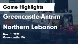 Greencastle-Antrim  vs Northern Lebanon  Game Highlights - Nov. 1, 2022