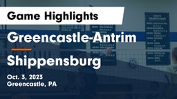 Greencastle-Antrim  vs Shippensburg Game Highlights - Oct. 3, 2023