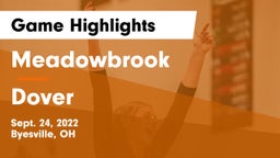 Meadowbrook  vs Dover  Game Highlights - Sept. 24, 2022